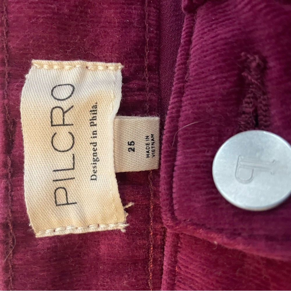 Anthropologie Pilcro Purple Corduroy Pants - Picture 5 of 6